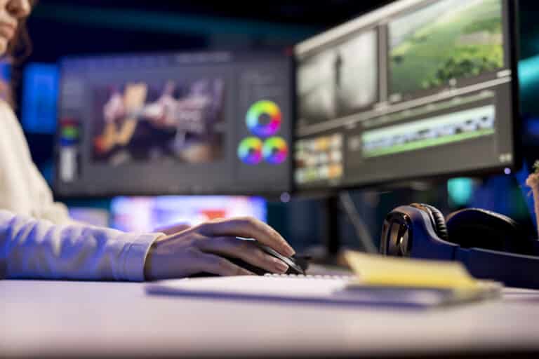 Montage et étalonnage des plans générés par IA sur une station de montage